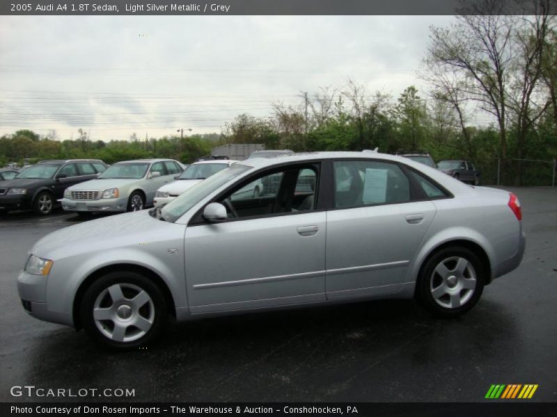 Light Silver Metallic / Grey 2005 Audi A4 1.8T Sedan