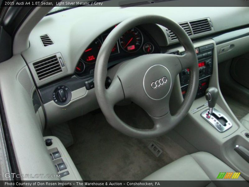 Light Silver Metallic / Grey 2005 Audi A4 1.8T Sedan