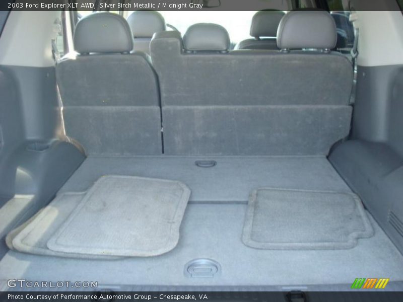 Silver Birch Metallic / Midnight Gray 2003 Ford Explorer XLT AWD