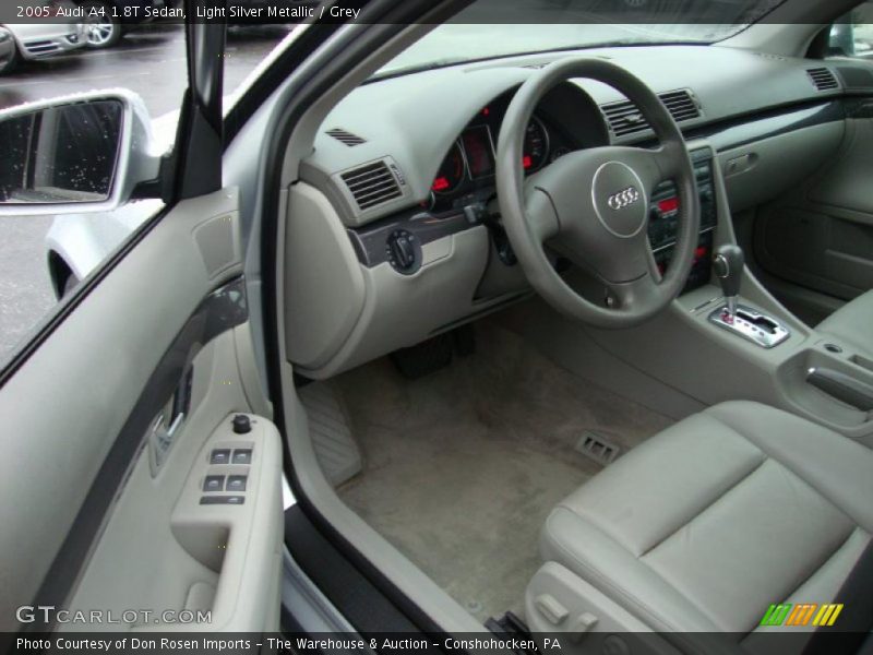 Light Silver Metallic / Grey 2005 Audi A4 1.8T Sedan