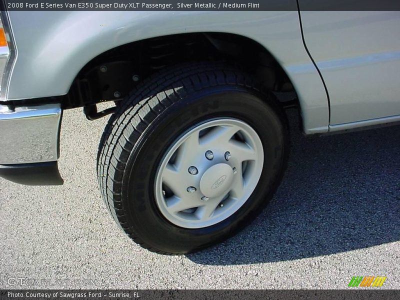 Silver Metallic / Medium Flint 2008 Ford E Series Van E350 Super Duty XLT Passenger