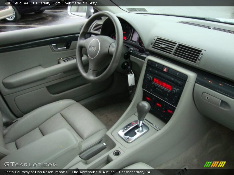 Light Silver Metallic / Grey 2005 Audi A4 1.8T Sedan