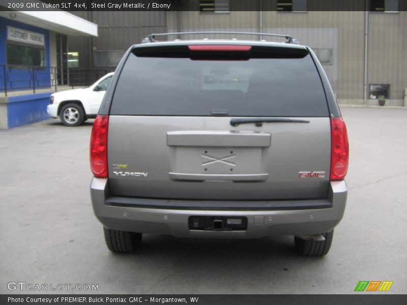 Steel Gray Metallic / Ebony 2009 GMC Yukon SLT 4x4