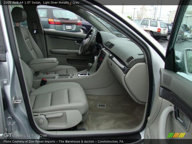 Light Silver Metallic / Grey 2005 Audi A4 1.8T Sedan