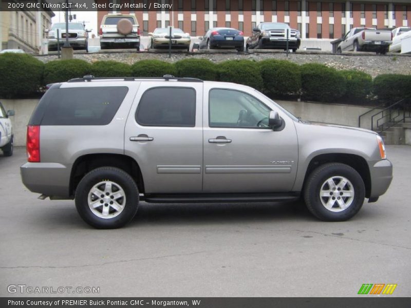Steel Gray Metallic / Ebony 2009 GMC Yukon SLT 4x4