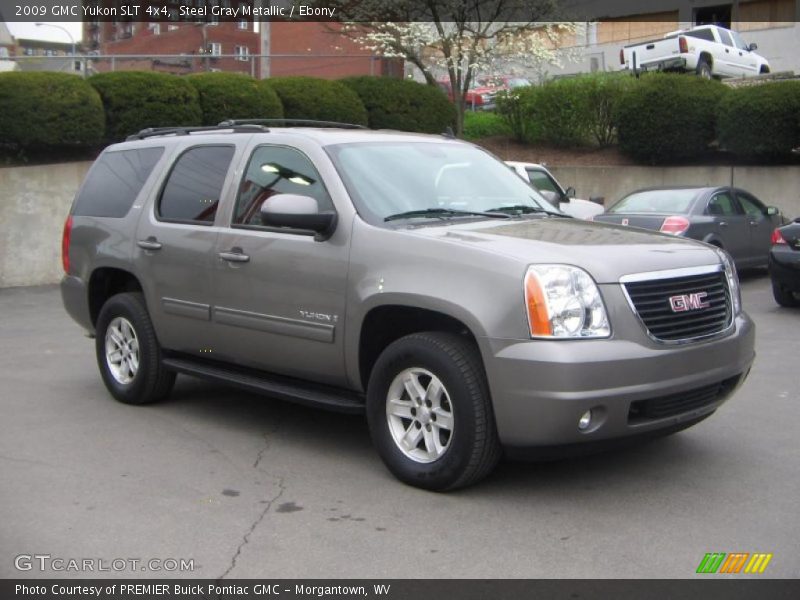 Steel Gray Metallic / Ebony 2009 GMC Yukon SLT 4x4
