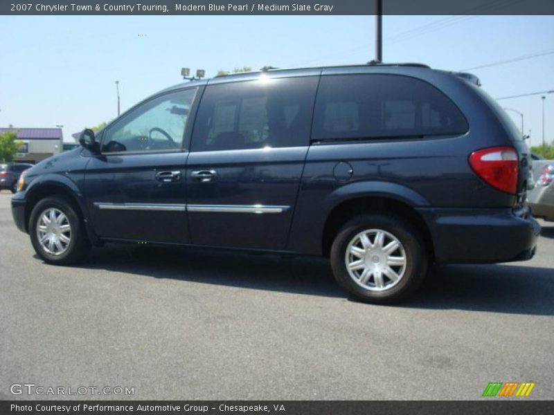 Modern Blue Pearl / Medium Slate Gray 2007 Chrysler Town & Country Touring