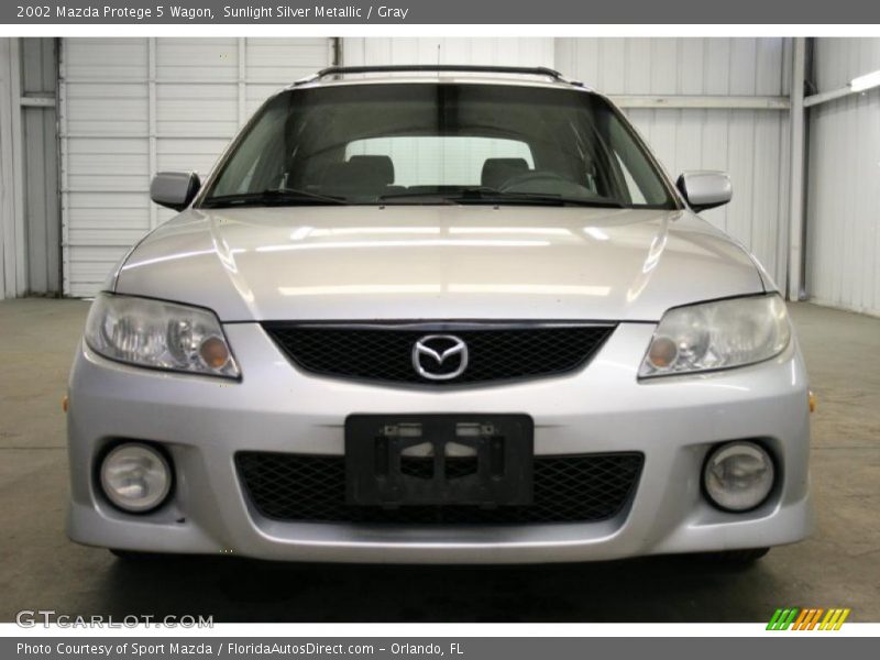 Sunlight Silver Metallic / Gray 2002 Mazda Protege 5 Wagon