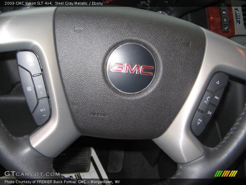 Steel Gray Metallic / Ebony 2009 GMC Yukon SLT 4x4