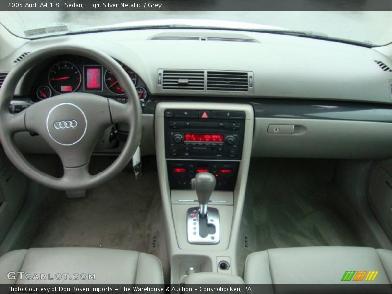 Light Silver Metallic / Grey 2005 Audi A4 1.8T Sedan