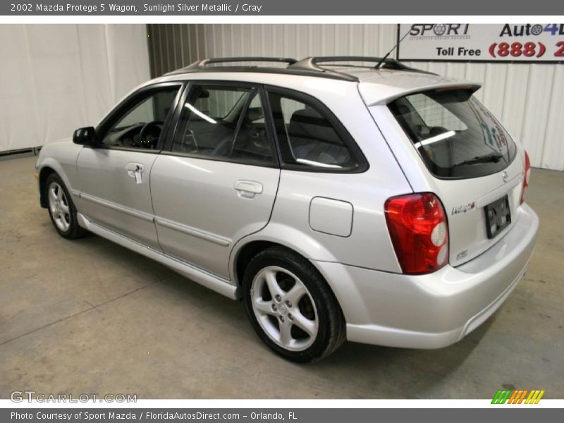 Sunlight Silver Metallic / Gray 2002 Mazda Protege 5 Wagon
