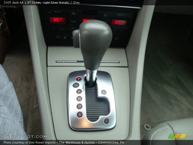 Light Silver Metallic / Grey 2005 Audi A4 1.8T Sedan