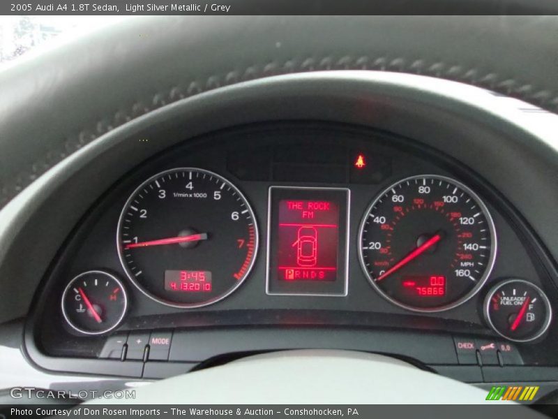 Light Silver Metallic / Grey 2005 Audi A4 1.8T Sedan
