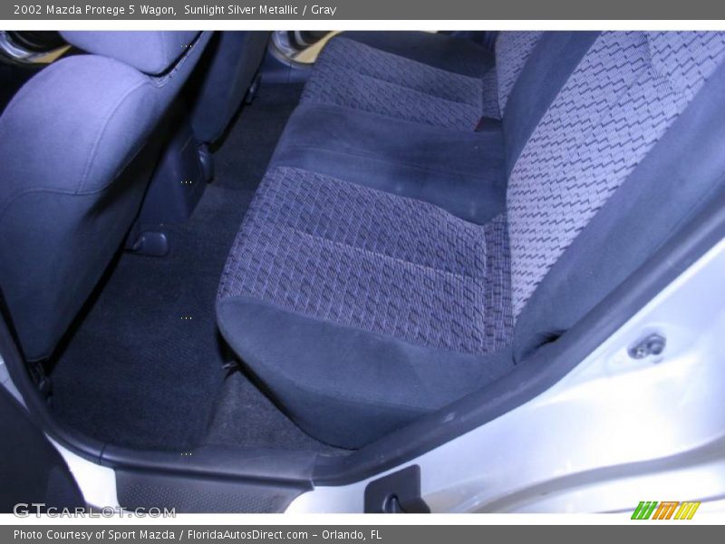 Sunlight Silver Metallic / Gray 2002 Mazda Protege 5 Wagon