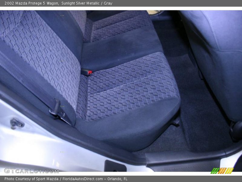 Sunlight Silver Metallic / Gray 2002 Mazda Protege 5 Wagon