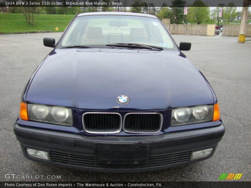 Malediven Blue Metallic / Beige 1994 BMW 3 Series 318i Sedan