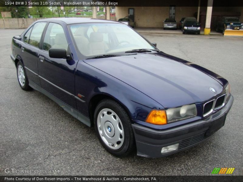 Malediven Blue Metallic / Beige 1994 BMW 3 Series 318i Sedan