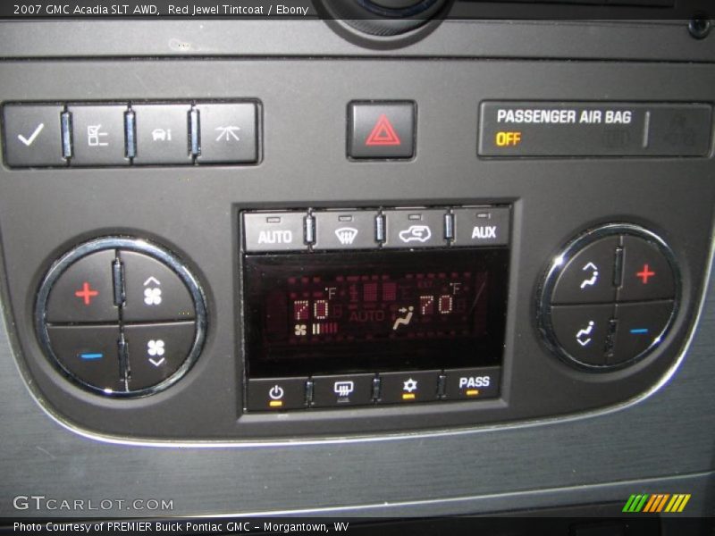 Red Jewel Tintcoat / Ebony 2007 GMC Acadia SLT AWD