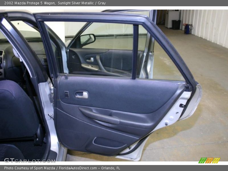 Sunlight Silver Metallic / Gray 2002 Mazda Protege 5 Wagon