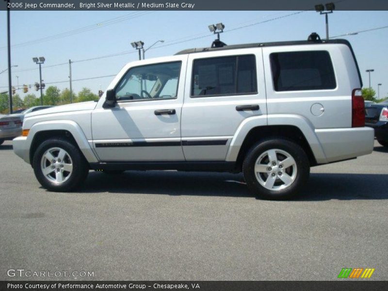 Bright Silver Metallic / Medium Slate Gray 2006 Jeep Commander