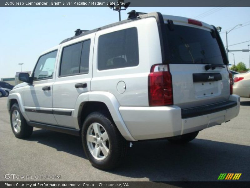 Bright Silver Metallic / Medium Slate Gray 2006 Jeep Commander