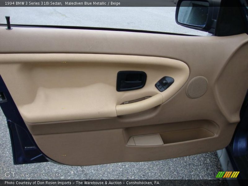 Malediven Blue Metallic / Beige 1994 BMW 3 Series 318i Sedan
