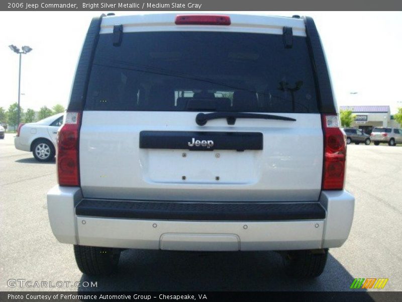 Bright Silver Metallic / Medium Slate Gray 2006 Jeep Commander