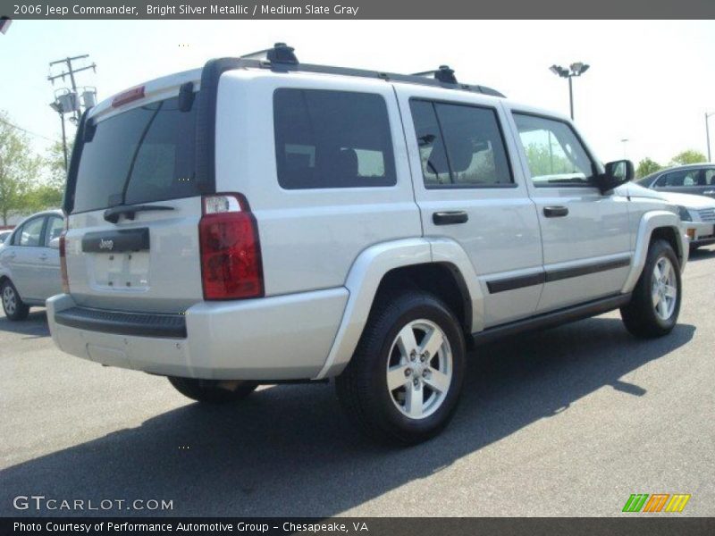Bright Silver Metallic / Medium Slate Gray 2006 Jeep Commander