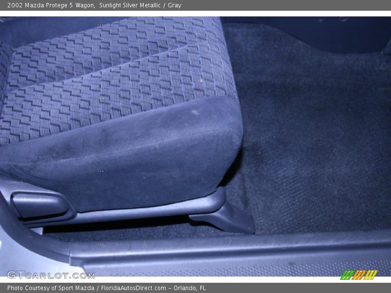 Sunlight Silver Metallic / Gray 2002 Mazda Protege 5 Wagon