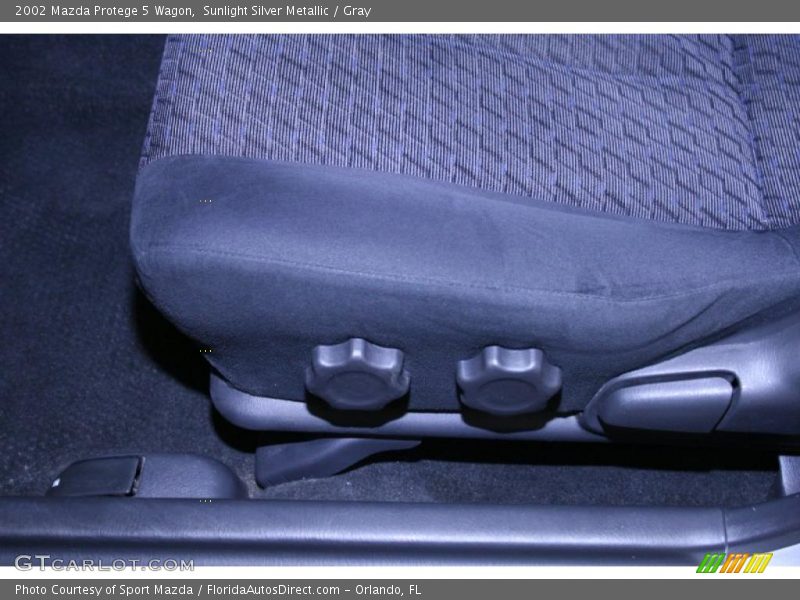 Sunlight Silver Metallic / Gray 2002 Mazda Protege 5 Wagon