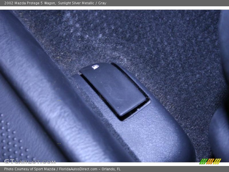 Sunlight Silver Metallic / Gray 2002 Mazda Protege 5 Wagon