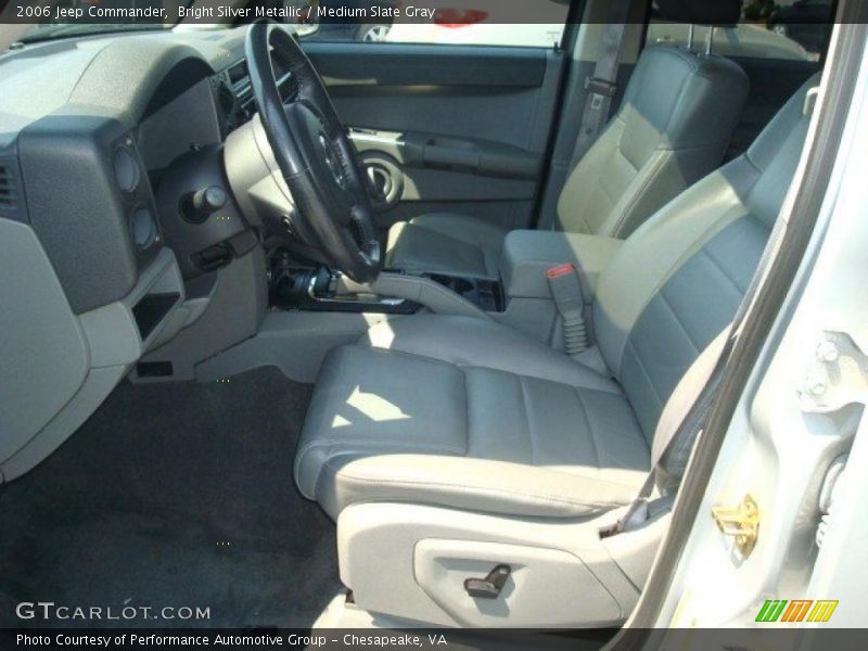 Bright Silver Metallic / Medium Slate Gray 2006 Jeep Commander