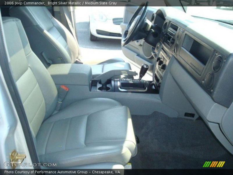 Bright Silver Metallic / Medium Slate Gray 2006 Jeep Commander