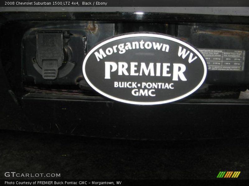Black / Ebony 2008 Chevrolet Suburban 1500 LTZ 4x4