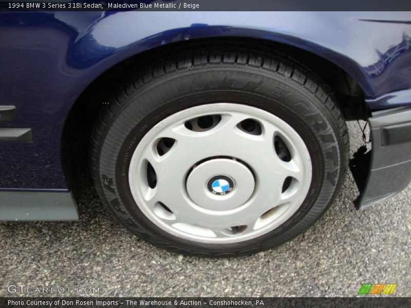 Malediven Blue Metallic / Beige 1994 BMW 3 Series 318i Sedan