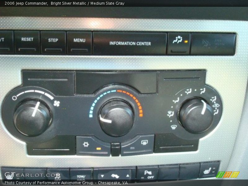 Bright Silver Metallic / Medium Slate Gray 2006 Jeep Commander