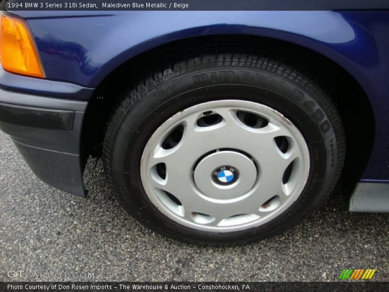 Malediven Blue Metallic / Beige 1994 BMW 3 Series 318i Sedan