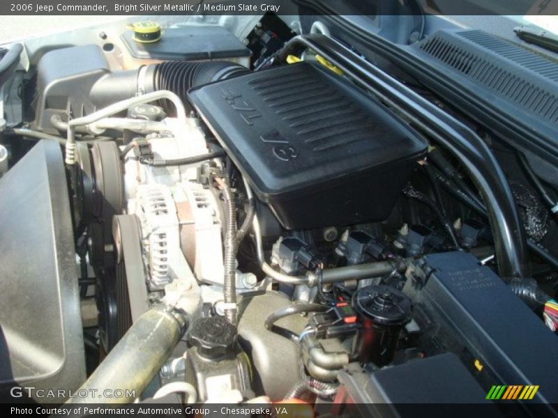 Bright Silver Metallic / Medium Slate Gray 2006 Jeep Commander