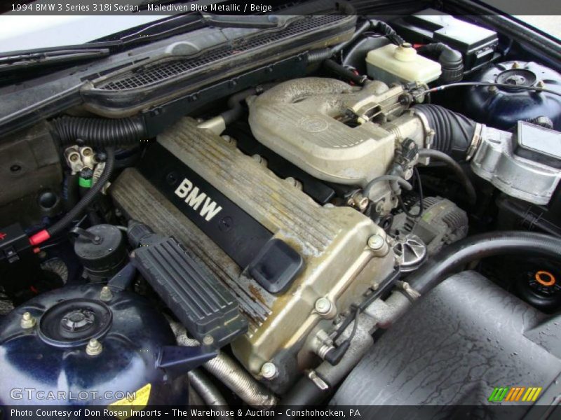 Malediven Blue Metallic / Beige 1994 BMW 3 Series 318i Sedan