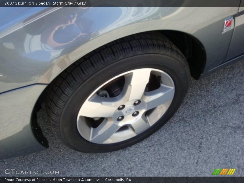 Storm Gray / Gray 2007 Saturn ION 3 Sedan
