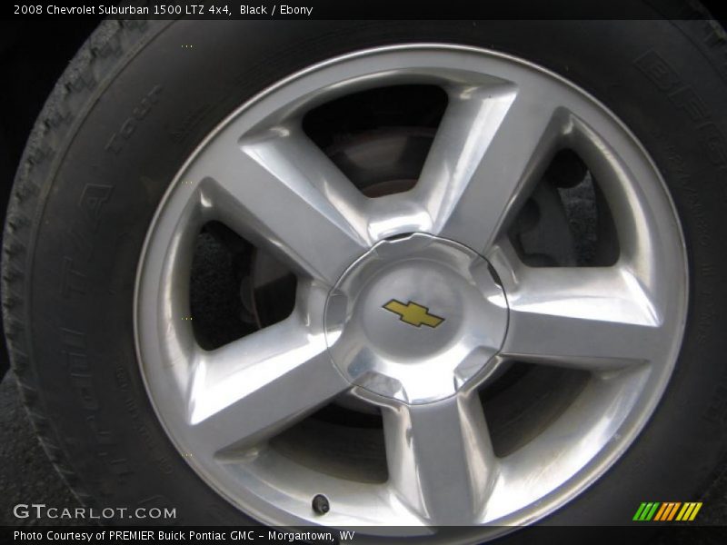 Black / Ebony 2008 Chevrolet Suburban 1500 LTZ 4x4