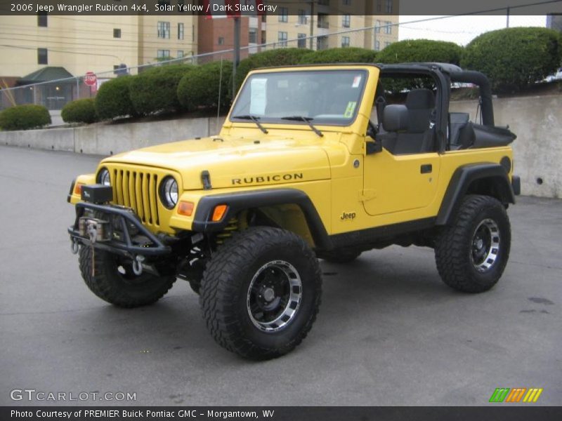 Solar Yellow / Dark Slate Gray 2006 Jeep Wrangler Rubicon 4x4