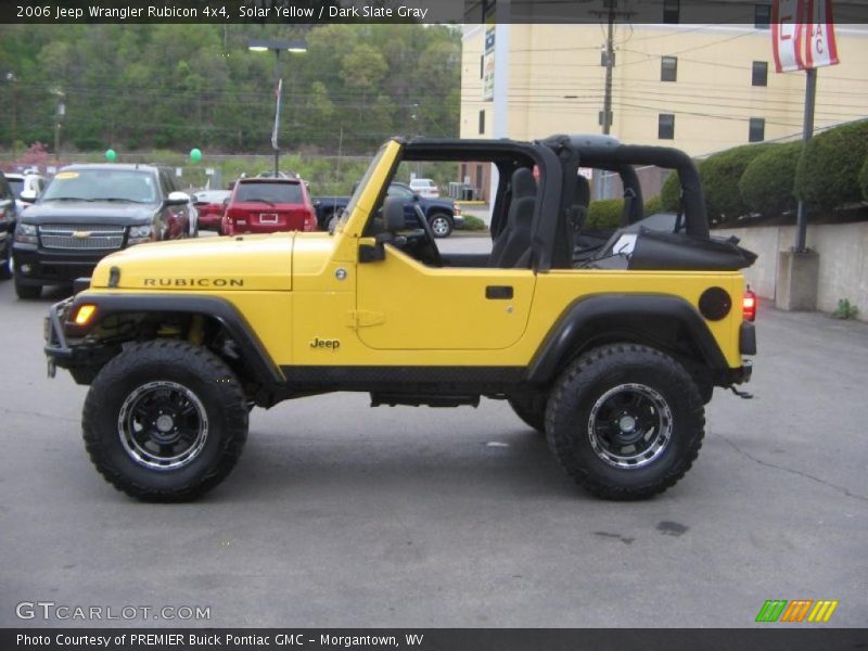 Solar Yellow / Dark Slate Gray 2006 Jeep Wrangler Rubicon 4x4