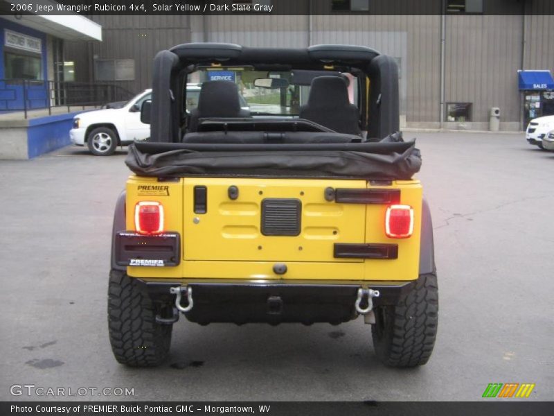 Solar Yellow / Dark Slate Gray 2006 Jeep Wrangler Rubicon 4x4