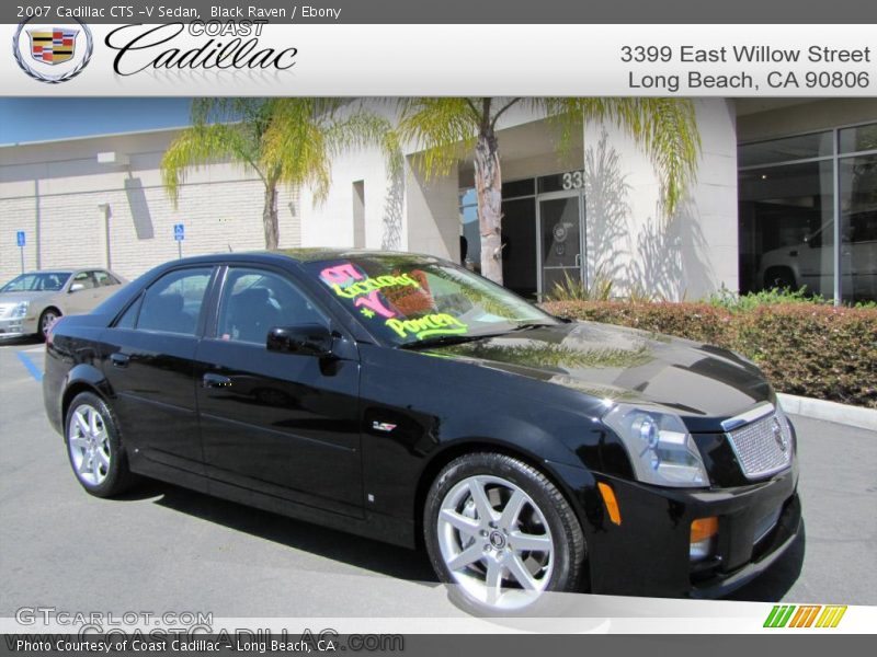 Black Raven / Ebony 2007 Cadillac CTS -V Sedan