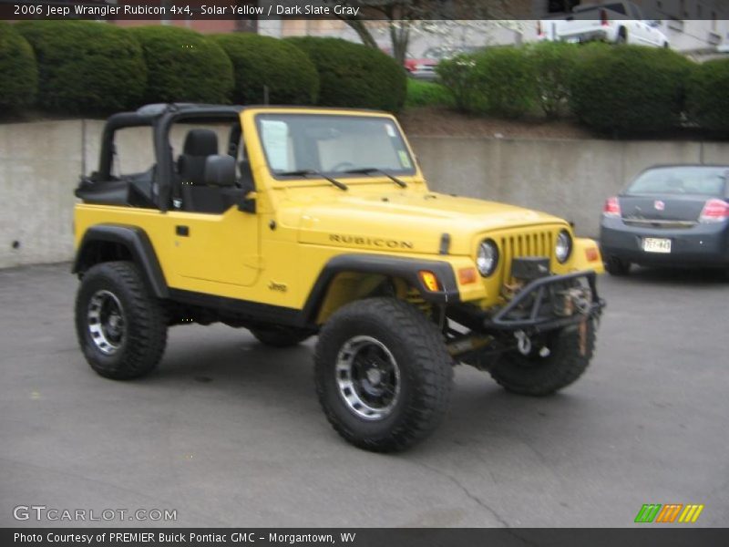 Solar Yellow / Dark Slate Gray 2006 Jeep Wrangler Rubicon 4x4