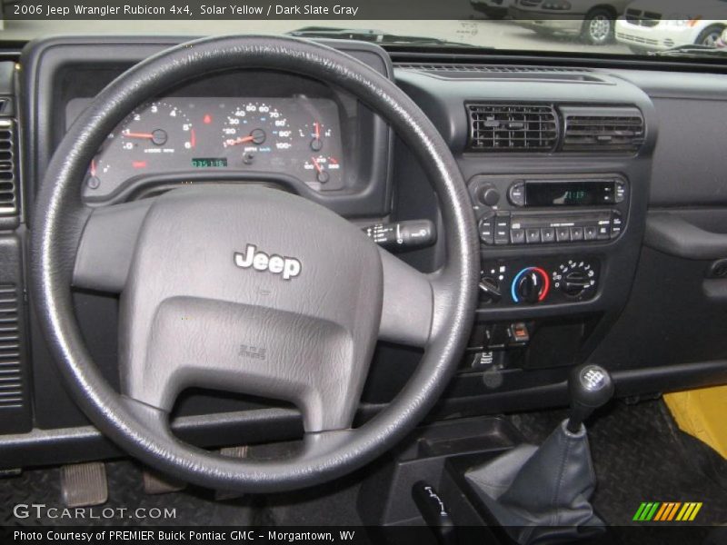 Solar Yellow / Dark Slate Gray 2006 Jeep Wrangler Rubicon 4x4