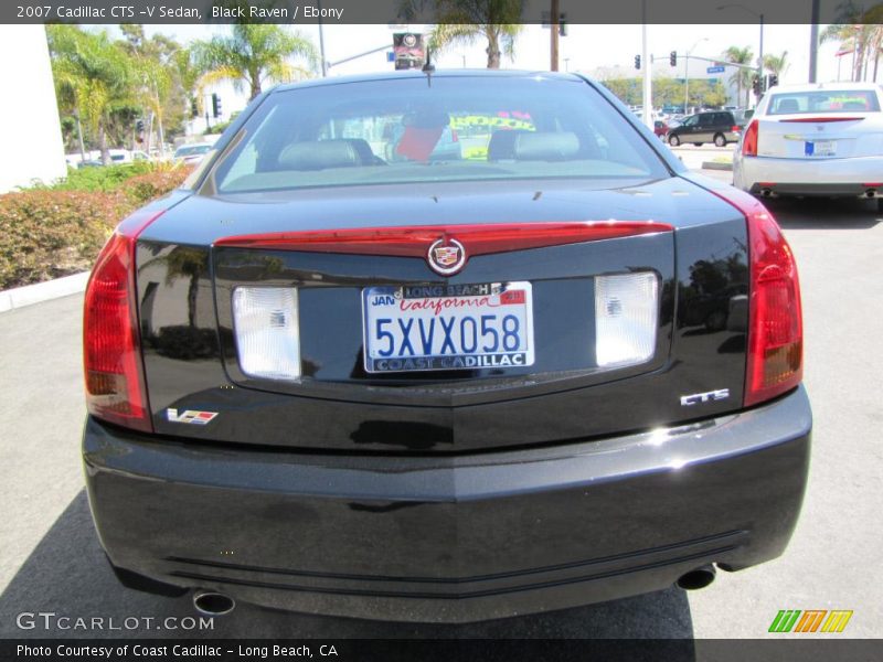 Black Raven / Ebony 2007 Cadillac CTS -V Sedan