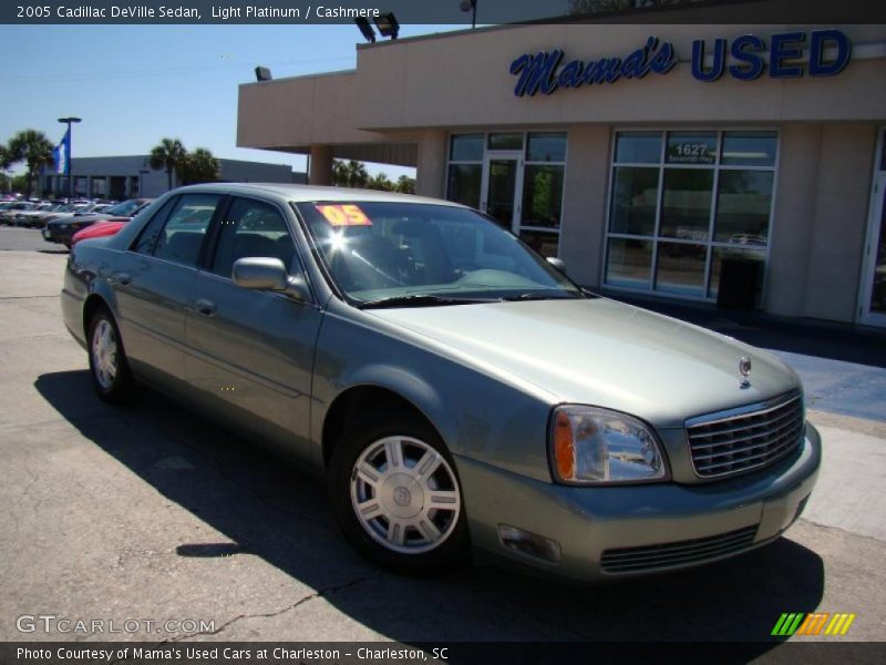 Light Platinum / Cashmere 2005 Cadillac DeVille Sedan