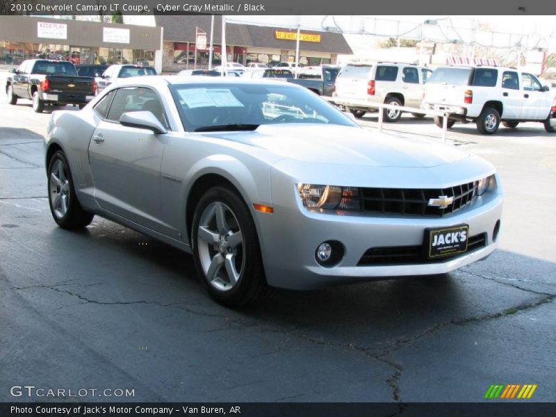 Cyber Gray Metallic / Black 2010 Chevrolet Camaro LT Coupe